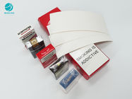 A caixa de empacotamento lisa do papel da caixa de cartão do pacote do retângulo com projeta