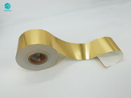 papel composto de superfície liso da folha de alumínio do ouro de 86mm para o pacote do cigarro