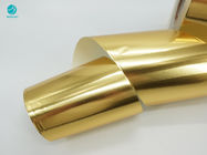 papel dourado lustroso da folha 55Gsm de alumínio para o envolvimento de empacotamento do cigarro