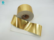 papel de papel dourado da folha de alumínio de envolvimento do cigarro 0.3Mpa com têmpera macia