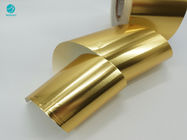 Papel composto liso dourado da folha de alumínio de 114mm para a embalagem interna do cigarro