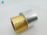 Do cigarro prateado dourado composto da folha de alumínio de produto comestível papel de empacotamento