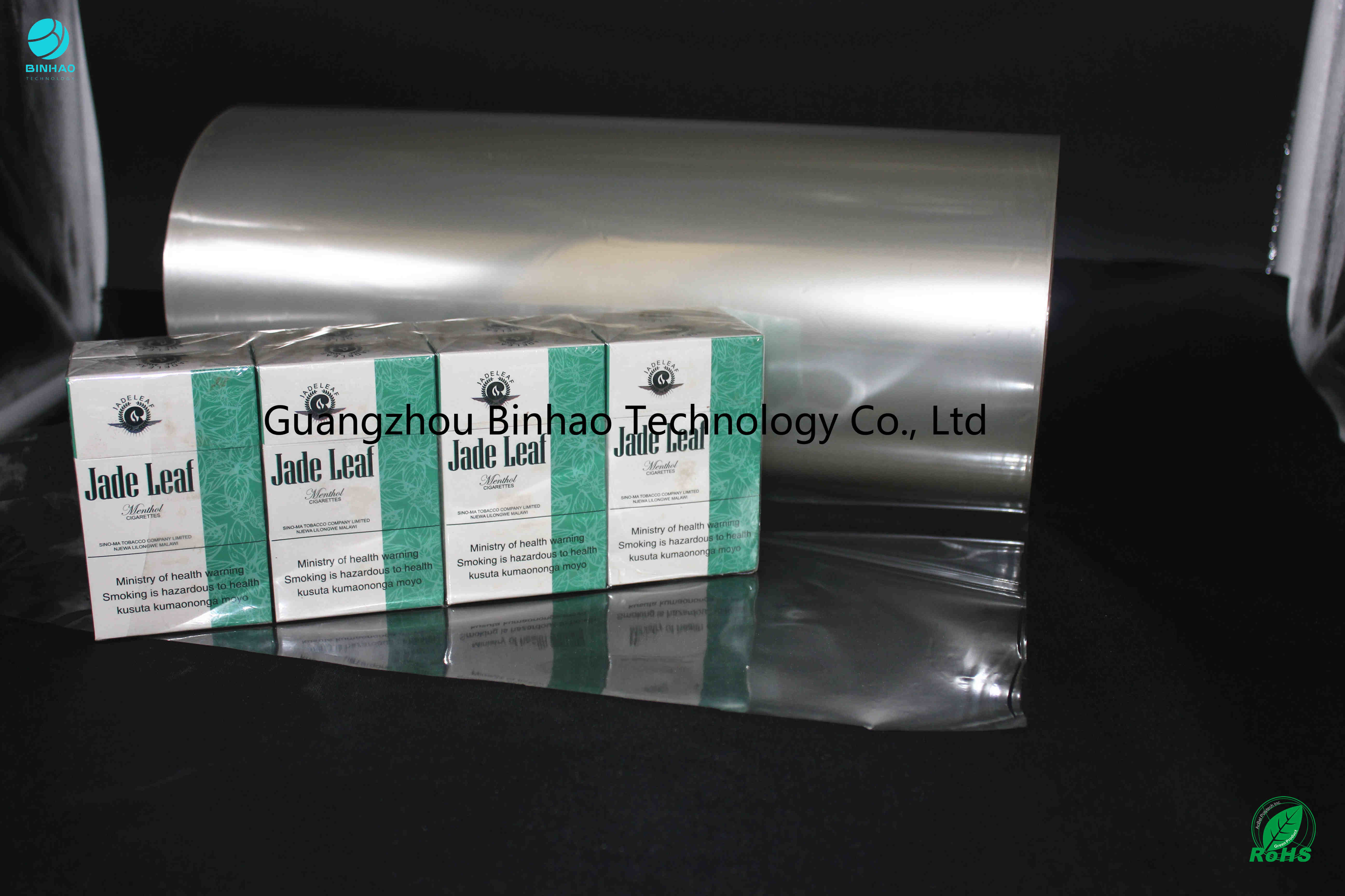 Prova da poeira e força de alta elasticidade do filme transparente impermeável do PVC para caixas de embalagem do cigarro