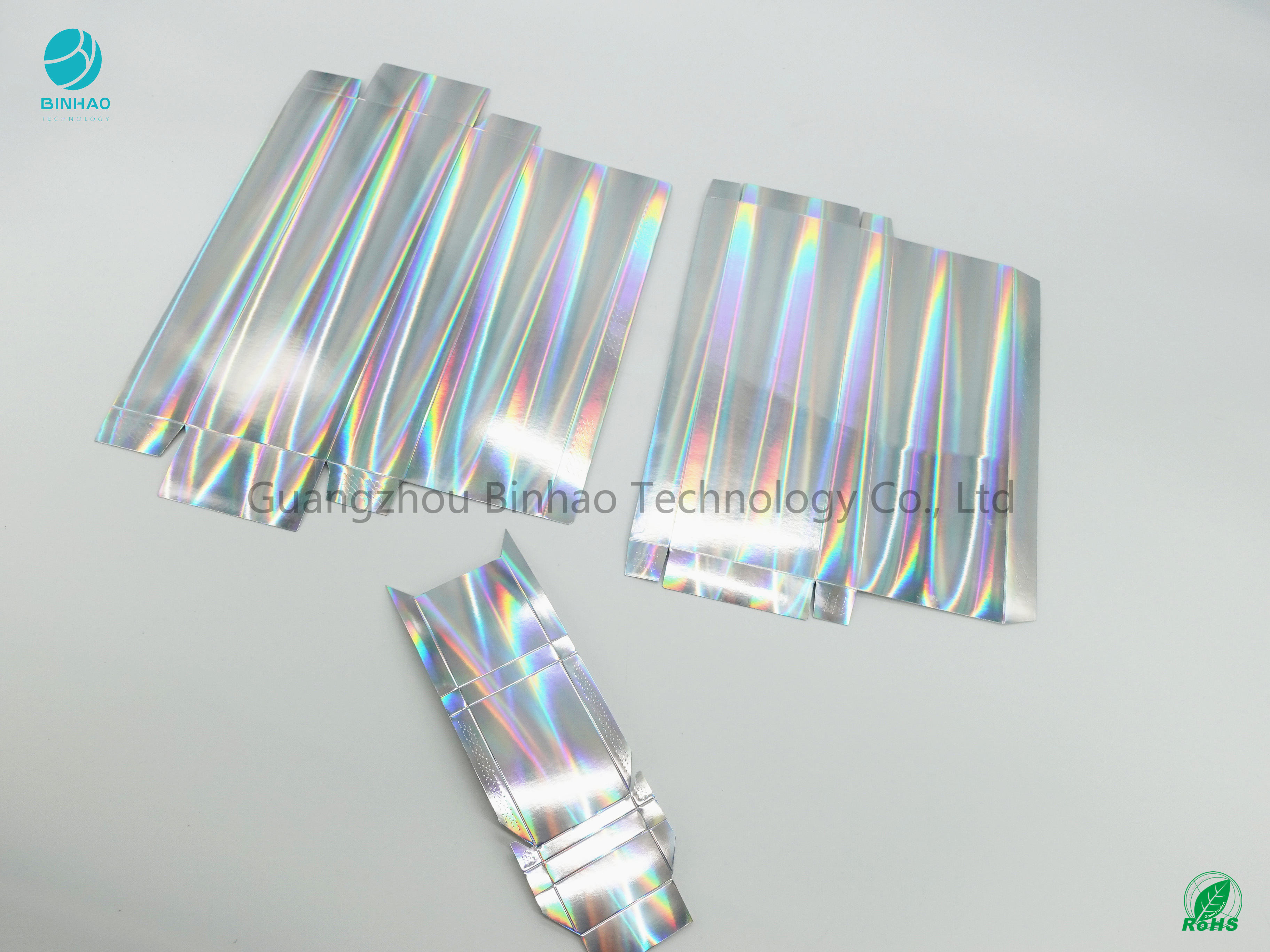 Caixas de cigarro do cartão que brilham o carimbo de superfície do holograma da lisura ≥200